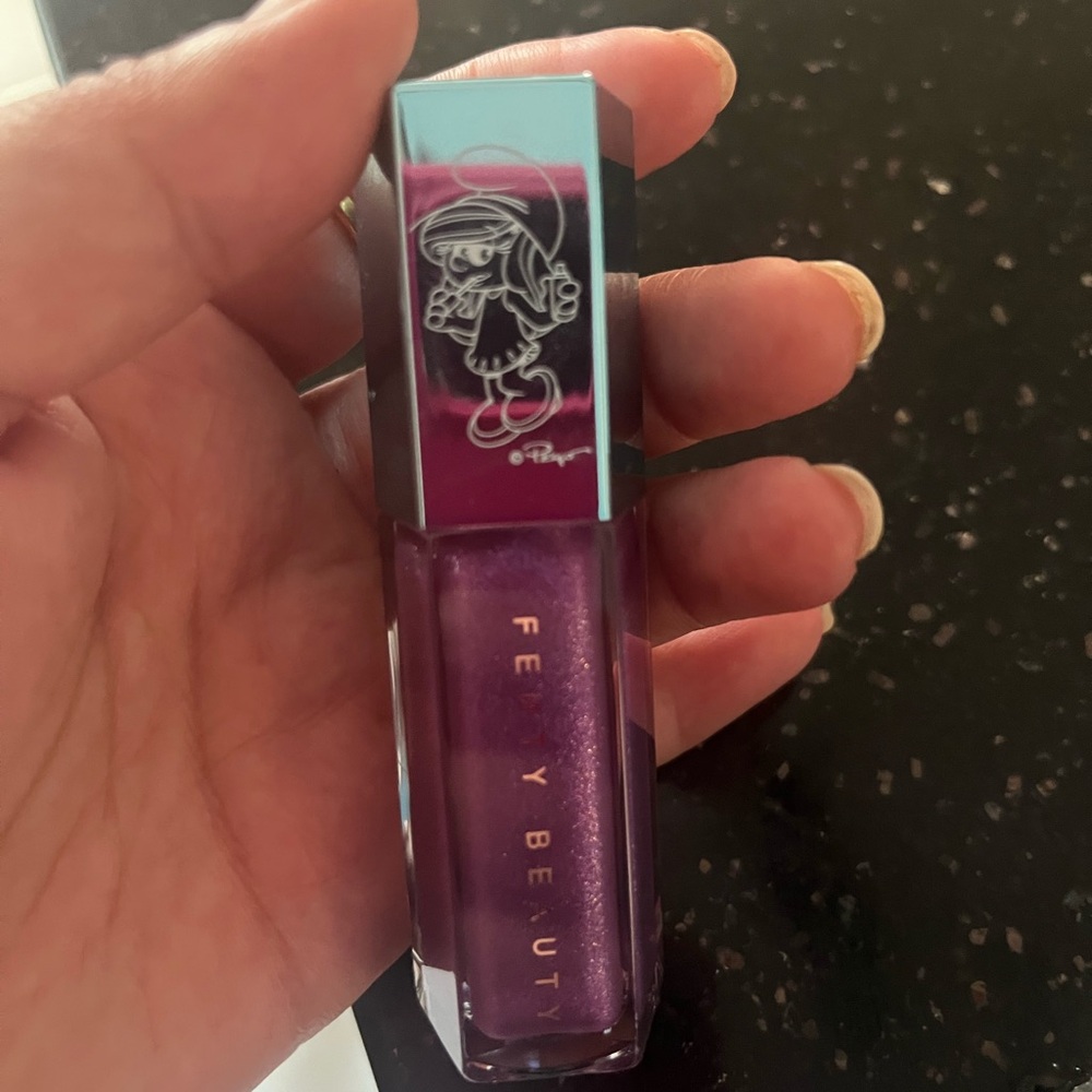 Limited Edition:  Fenty Beauty Smurf - Iridescent Lip Gloss Smurfette Effect